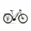 Bicicleta Eléctrica Haibike Trekking 4 Mid Gris Claro -Bicis comercio bicicleta electrica haibike trekking 4 mid gris claro