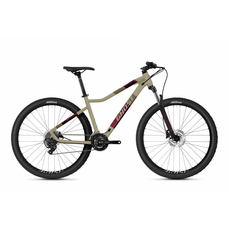 Bicicleta MTB Ghost Lanao Base 27.5" Dust / Blackberry 3 Bicicleta MTB Ghost Lanao Base 27.5" Dust / Blackberry