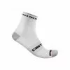 CALCETINES CASTELLI ROSSO CORSA PRO 9 BLANCO -Bicis comercio calcetines castelli rosso corsa pro 9 blanco