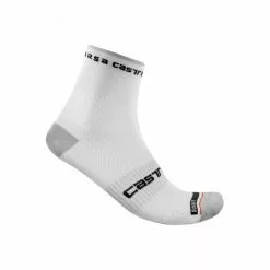 CALCETINES CASTELLI ROSSO CORSA PRO 9 BLANCO