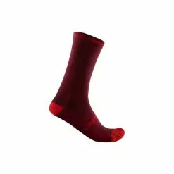 CALCETINES CASTELLI SUPERLEGGERA T 18 BURDEOS