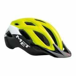 Casco Met Crossover Amarillo 2017