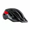 Casco Met Crossover Negro Y Rojo 2017 1 Casco Met Crossover Negro Y Rojo 2017 -Bicis comercio casco met crossover negro y rojo 2017