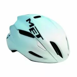 Casco Met Manta Blanco Y Azul