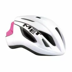 Casco Met Strale Blanco Y Rosa