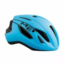 Casco Met Strale Cyan