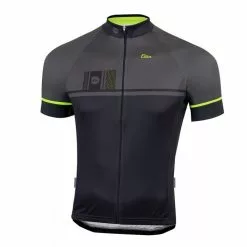 MAILLOT ELTIN SUPERMASSIVE NEGRO/VERDE FLÚOR